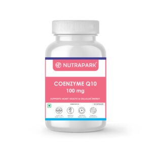 Nutrapark High Absorption Coenzyme Q10 CoQ10 100mg | Heart Health - Kidney health | 30 Capsules